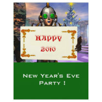 NEW YEAR'S EVE OF A CYBORG flyers
