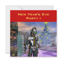 NEW YEAR'S EVE OF A CYBORG invitations by bulgan_lumini NEW YEAR'S EVE OF A CYBORG invitations