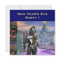 NEW YEAR'S EVE OF A CYBORG invitations by bulgan_lumini NEW YEAR'S EVE OF A CYBORG invitations