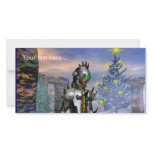 NEW YEAR'S EVE OF A CYBORG PHOTO GREETING CARD