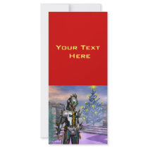 NEW YEAR'S EVE OF A CYBORG rack cards by bulgan_lumini NEW YEAR'S EVE OF A CYBORG rack cards