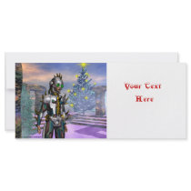 NEW YEAR'S EVE OF A CYBORG rack cards by bulgan_lumini NEW YEAR'S EVE OF A CYBORG rack cards