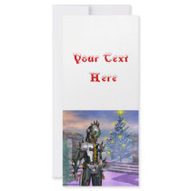 NEW YEAR'S EVE OF A CYBORG rack cards by bulgan_lumini NEW YEAR'S EVE OF A CYBORG rack cards