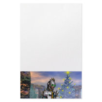 NEW YEAR'S EVE OF A CYBORG stationery by bulgan_lumini NEW YEAR'S EVE OF A CYBORG stationery