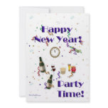 New Year's Eve Party/Champagne+Fun Personalized Invites