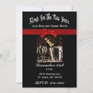New Year's Eve Party Invitation invitation