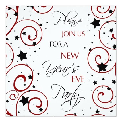 New Year's Eve Party Invitation Card