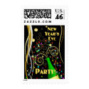 New Year's Eve Party Invitation - Postage Stamps by SquirrelHugger New Year's Eve Party Invitation - Postage Stamps