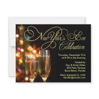 New Year's Eve Party Invitations New Year's Eve Party Invitations