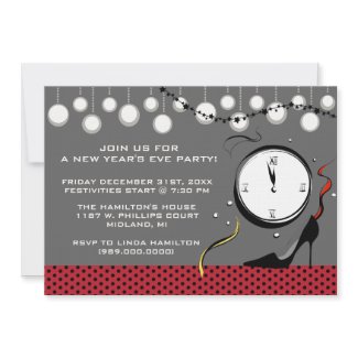 New Year's Eve Party Invitations invitation