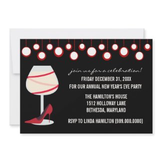 New Year's Eve Party Invitations invitation