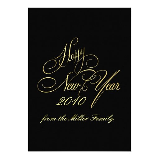 New Year's Eve Party Invitations - 5 x 7