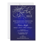 New Year's Eve Party Invitations - Midnight Blue