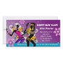 New Year's Eve Party Photo Card Dancing Purple