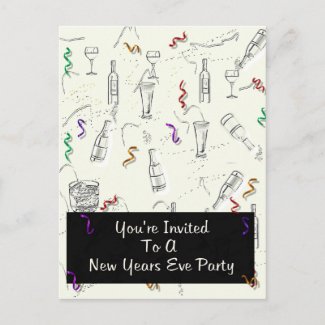 New Years Eve Party postcard