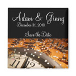 New Years Eve Save the Date Fridge Magnets
