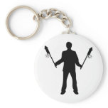 New Year's Eve skyrockets Key Chain