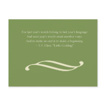 New Year's Greeting | Postcard