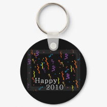 New Years Happy 2010 Keychain by JoniceC New Years Happy 2010 Keychain