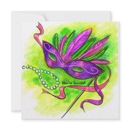 New Year's Masquerade Party invitation