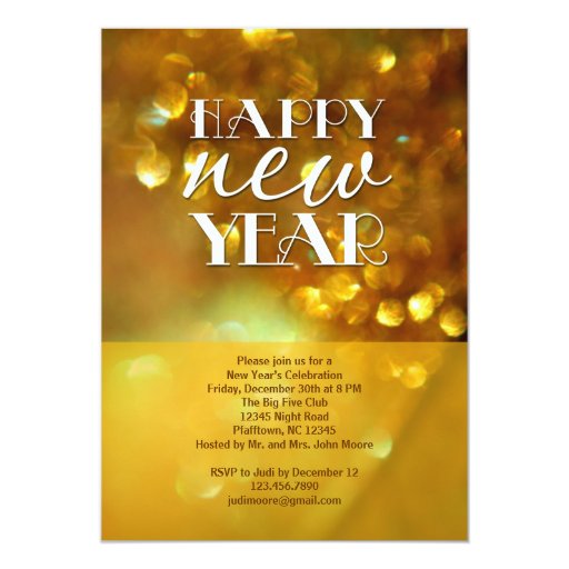 New Years Party Invitation | Zazzle