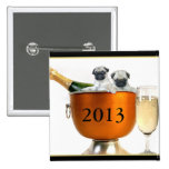 New Years pugs 2013 button