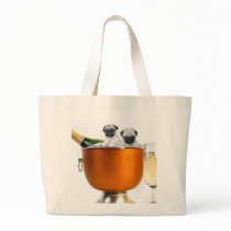 New Years pugs bags