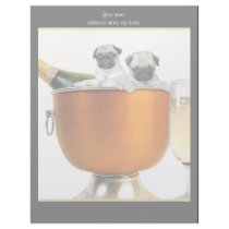 New Years pugs letterhead by ritmoboxer New Years pugs letterhead