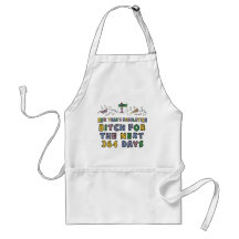 New Years Resolution Apron