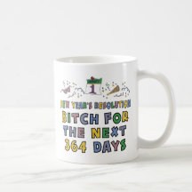 New Years Resolution Coffee Mug