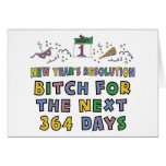 New Years Resolution Greeting Cards