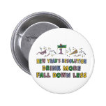 New Year's Resolution Pinback Buttons