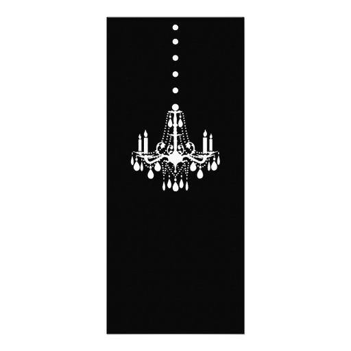 New Years under the Lights Invitation (black)