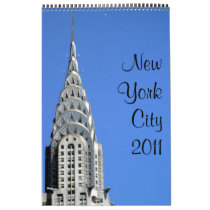new york 2011 15 month single page calendar