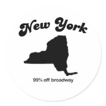 New York - 90 percent off Broadway stickers by statemottos New York - 90 percent off Broadway stickers