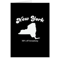 New York - 90 percent off Broadway T-shirt cards by Shirtuosity New York - 90 percent off Broadway T-shirt cards