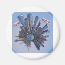 new york ammonite fridge magnet