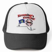 New York Anti ObamaCare – November’s Coming! Trucker Hats