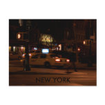 NEW YORK at night Post Card
