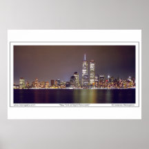 New York at Night Posters
