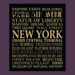 New York Attractions posters