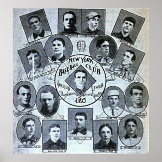 New York Baseball Club 1903 print