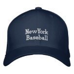 New York Baseball Embroidered Hats