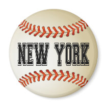 NEW YORK BASEBALL MAGNET