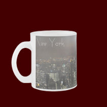 New York Beer Mug Cityscape New York Night Mugs mugs
