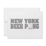 New York Beer Pong Custom Invite