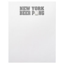 New York Beer Pong Custom Letterhead