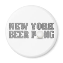 New York Beer Pong Fridge Magnet