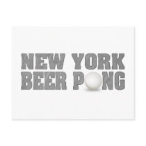 New York Beer Pong Post Card