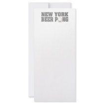 New York Beer Pong rack cards